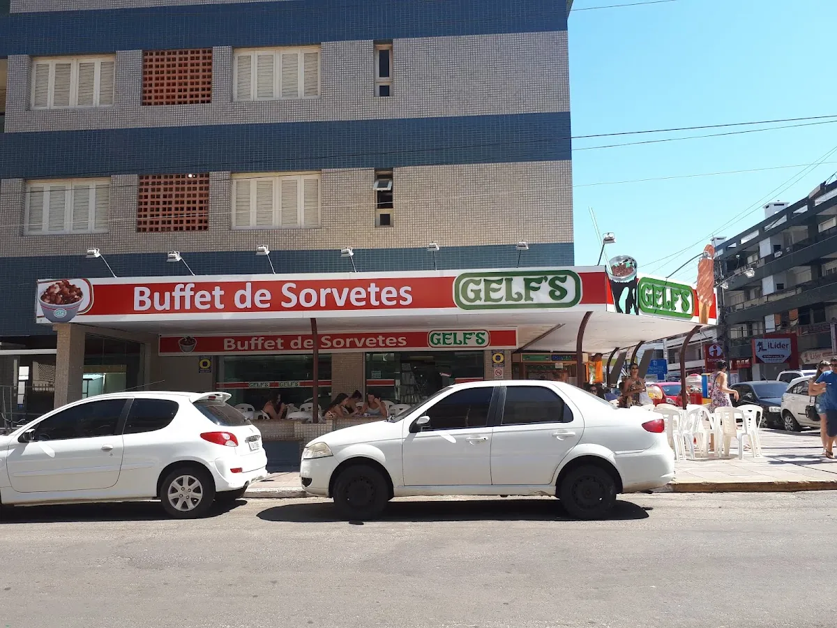 Sorvetes da Gelf's Sorveteria, uma das casas de comida mais avaliadas de Capão da Canoa